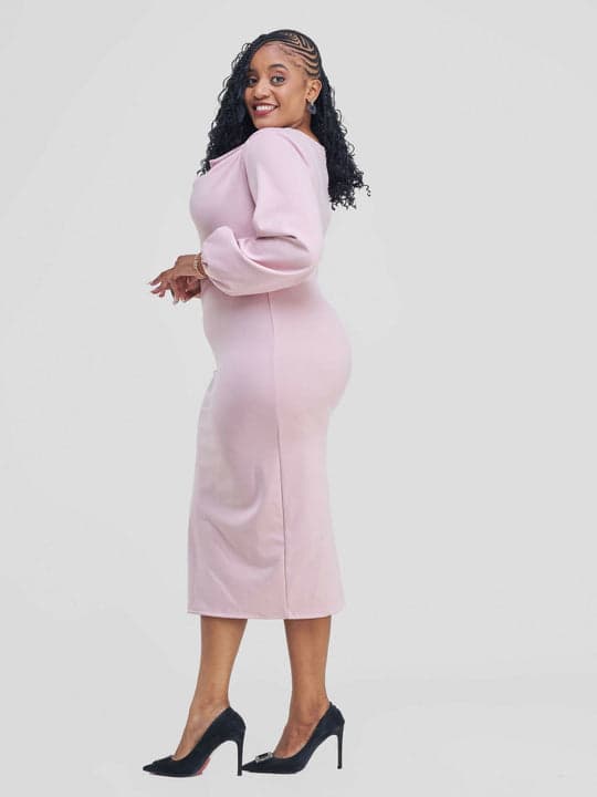 Heidi Statement Dress - Pink