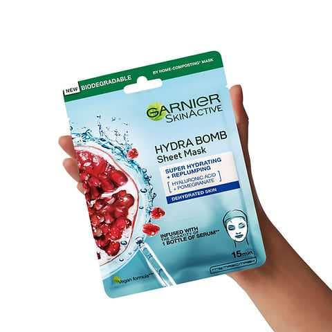 Pomegranate Hydrating Face Sheet Mask For Dehydrated Skin Sw