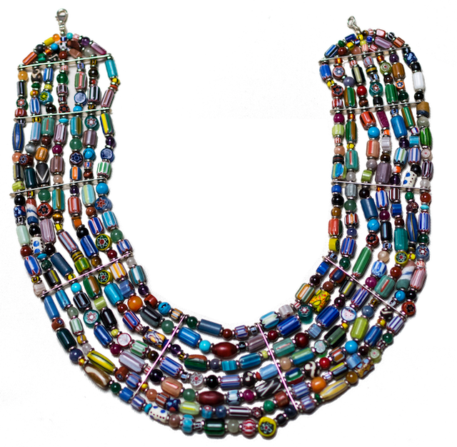 Mixed Bead Collar Necklace
