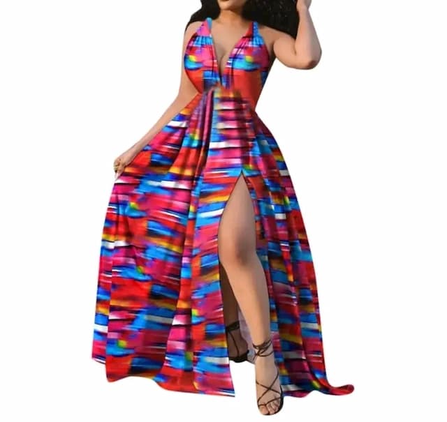 Jay's Collection Colorful Elegant Dress