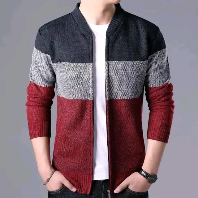 Men's Zipped Comfortable Sweatshirt