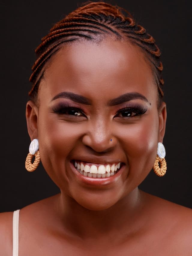 Sadiki Asili Earrings - Light Blue