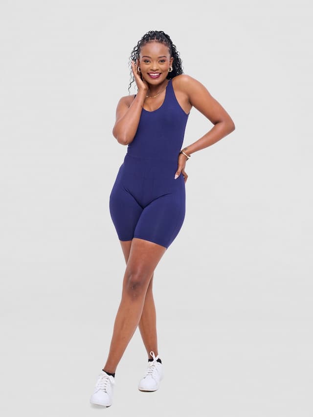 Vivo  X This Is Essential Short Unitard - Navy Blue