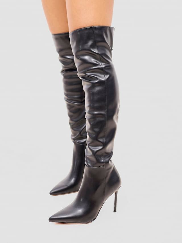 Nine West Kally Knee High Boot - Black