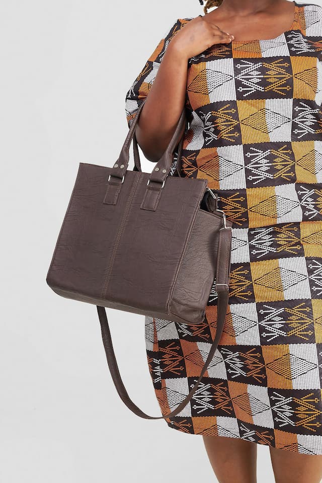 Khay Designs Classic Handbag - Brown