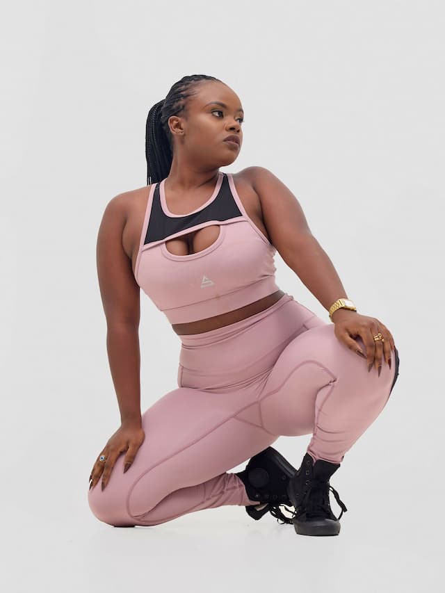 Rotator Active Wear Leggings & Sports Bra Set - Lavender