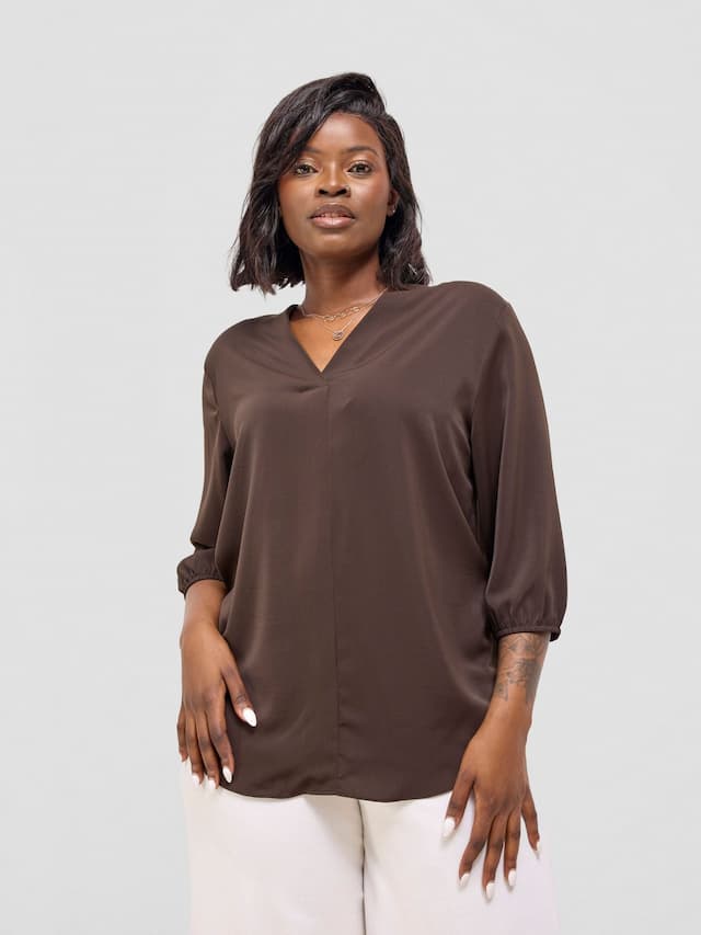 Vivo Dua Shirt - Chocolate Brown