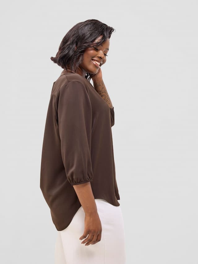 Vivo Dua Shirt - Chocolate Brown