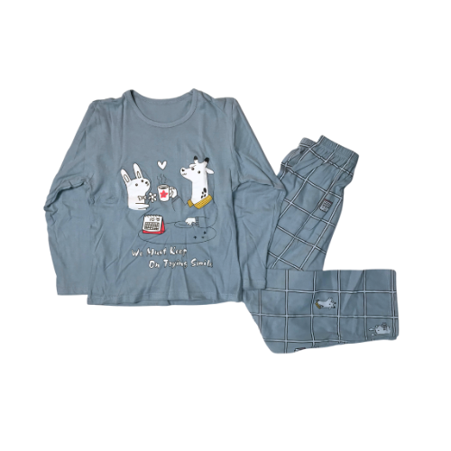 Blue Dogs Pajama Set 2 Pc