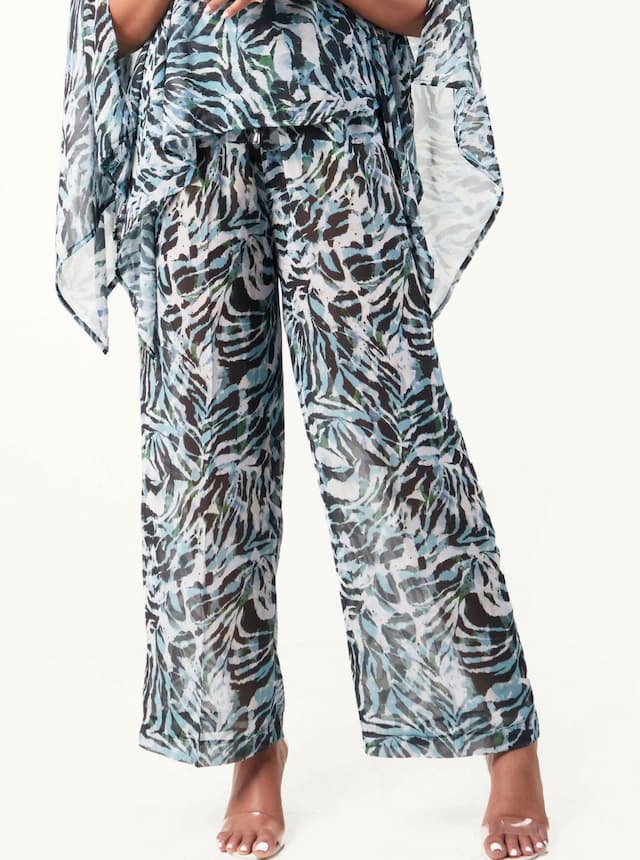 Pastel Trouser - Blue Stripe