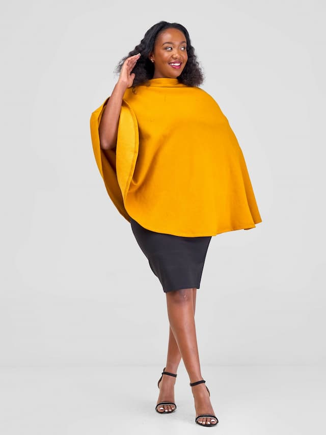 Timyt Urban Wear Golden Glow Shawl - Yellow/Mustard
