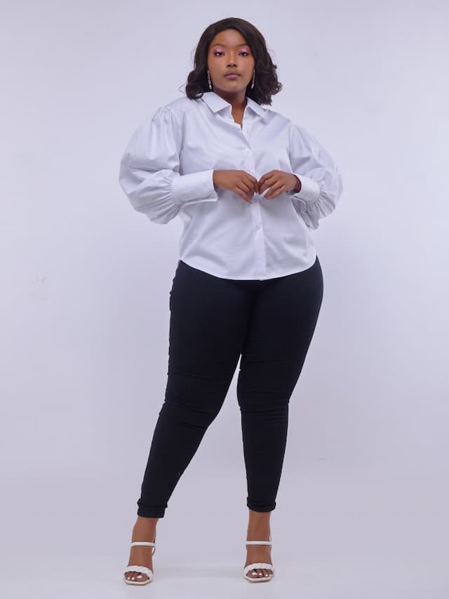 Tuli Ayaan Shirt - White