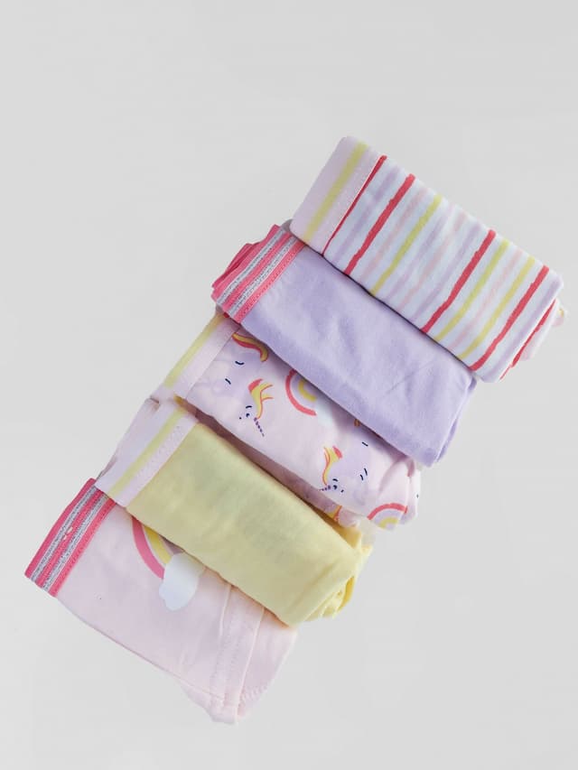 5Pk Girls Hipster Panty - Multicolored