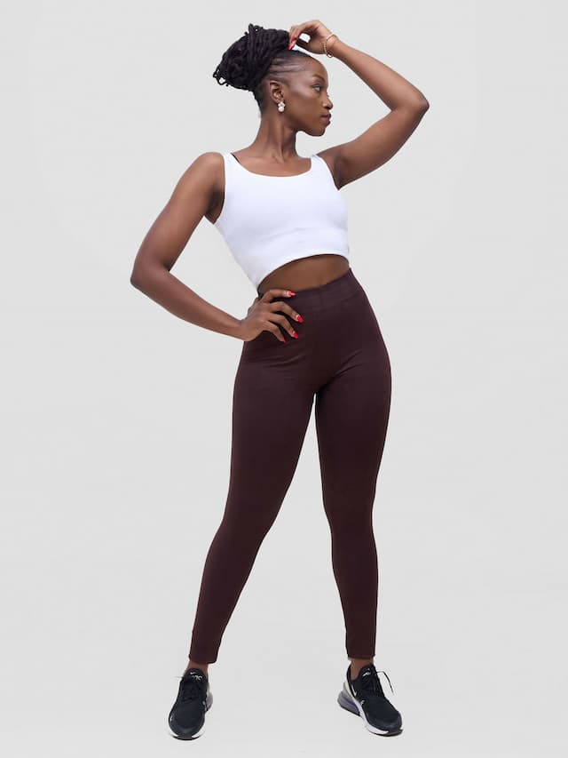 Stylish Sisters Comfy Tights Legging - Brown