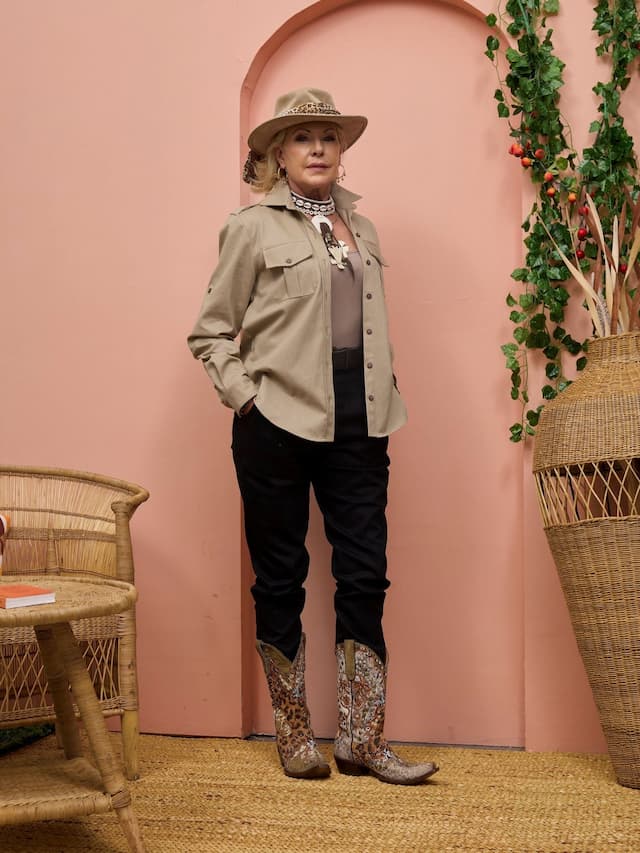 Safari Chui Heavy Shirt - Taupe