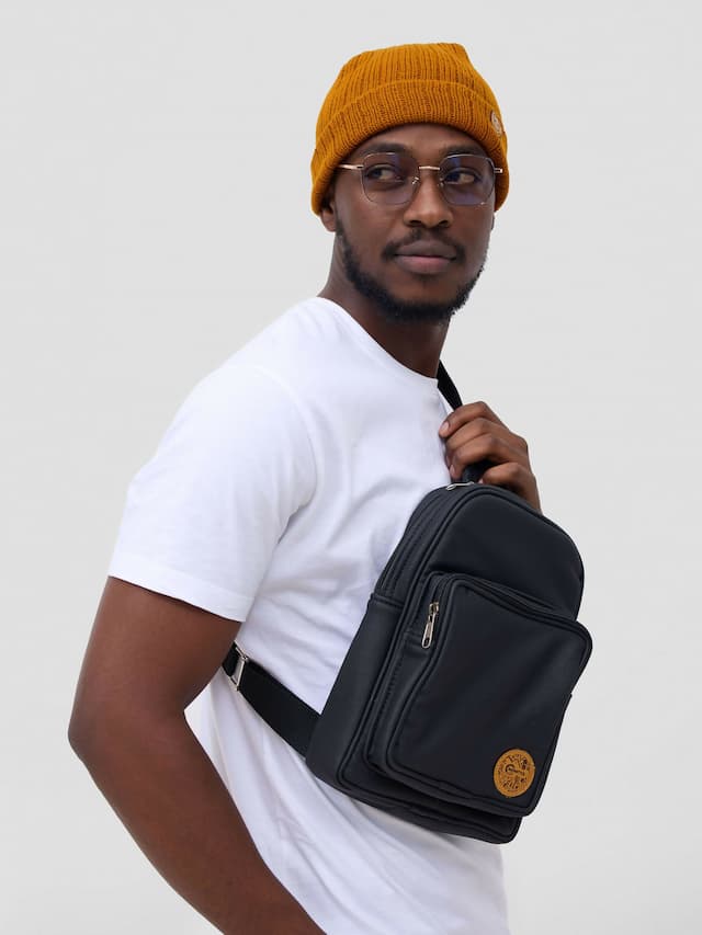Cross Chest Bag - Black