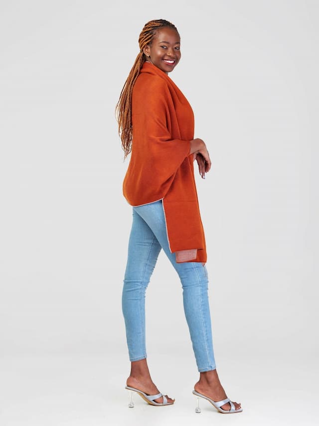 Sassy Shawl - Rust