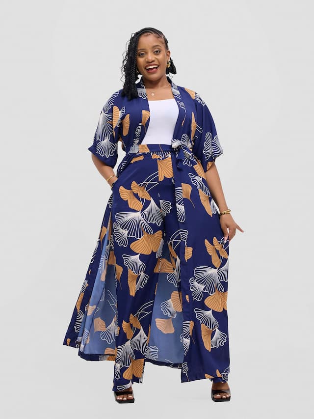 Lizola 2 PC Heaven/Hattie Kimono Set - Multicolored