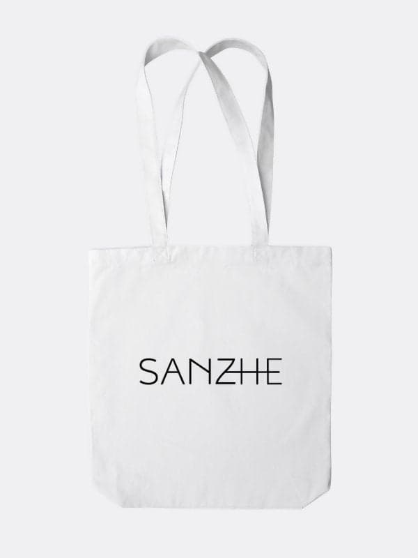 Sanzhe Signature Tote Bag - White