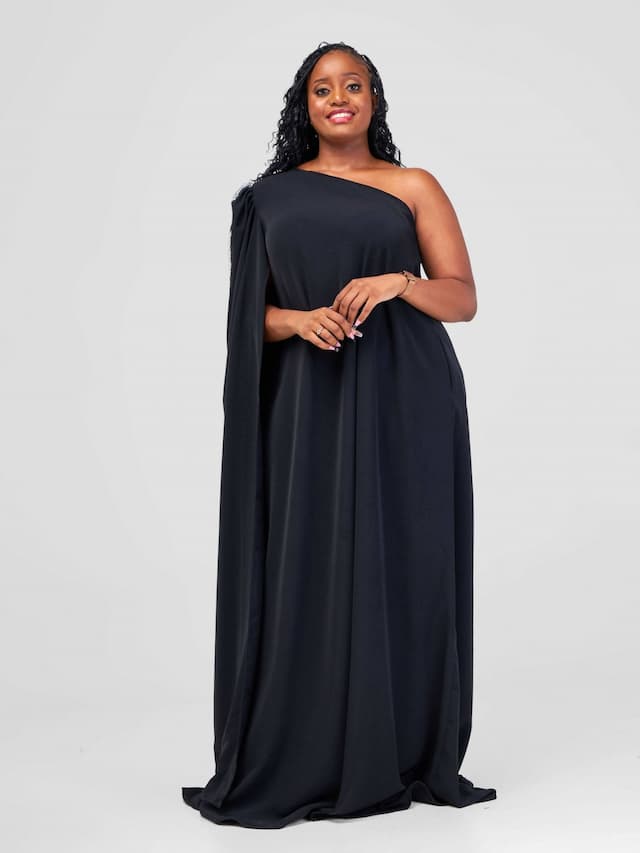 Nakshi Gown - Black