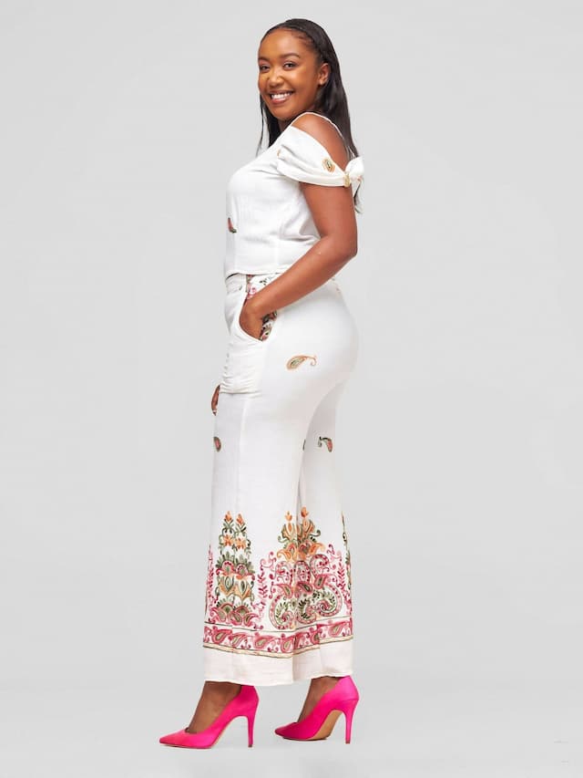 Inroses Butterfly Link- 2 Piece Set - White