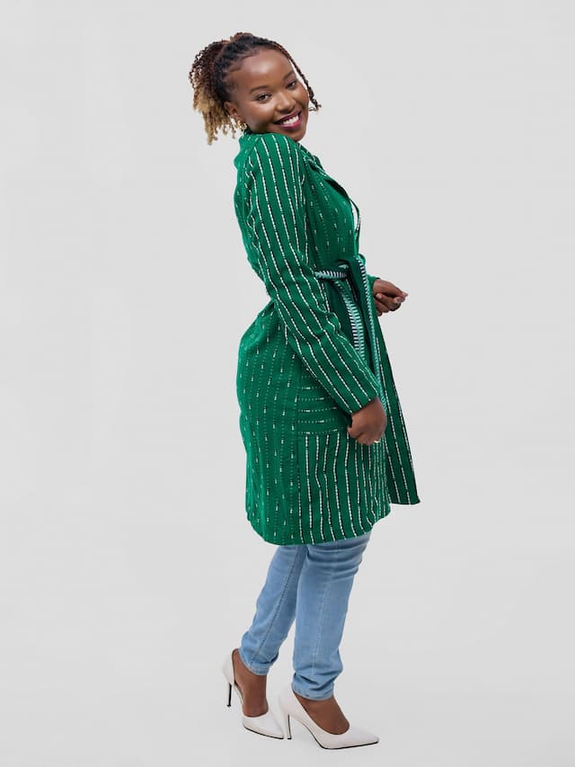 Tribal Jacket – Emerald Green