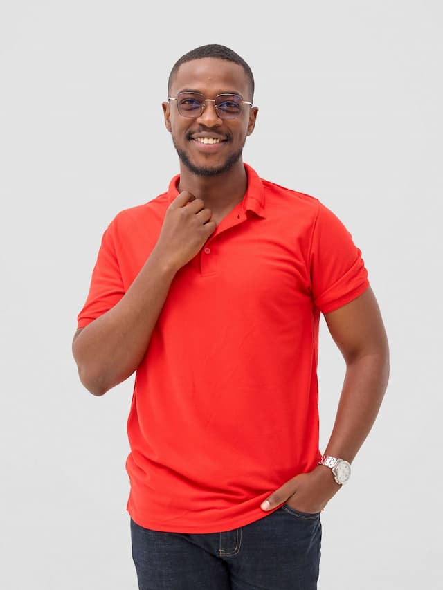 Zuria Fashions Polo T-shirt - Red