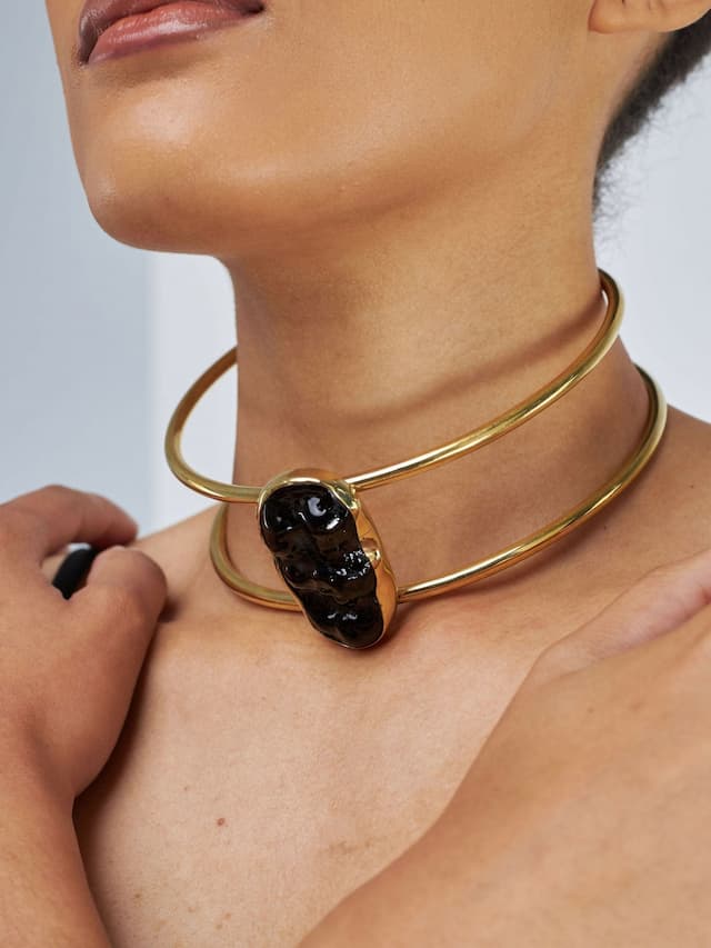 Chocker Necklace - Brown