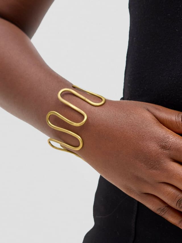 Wsc Pambo Spiral Bangle - Brass
