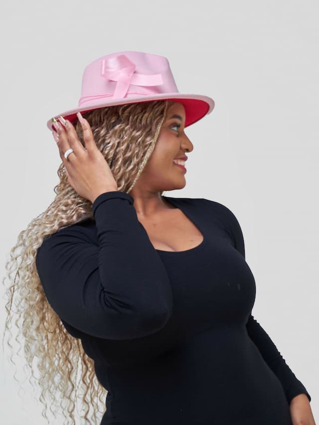 Fedora Hat - Pink