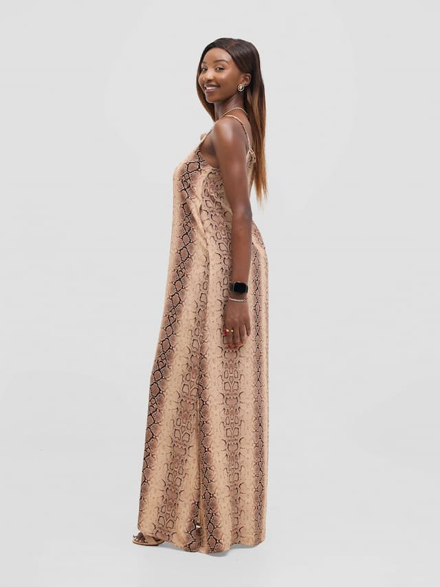 Lokali Designs Nala Shift Dress -Animal Print