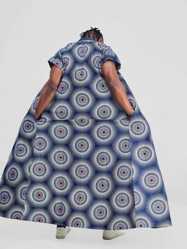 Simbaress Jicho Long Kimono - Blue