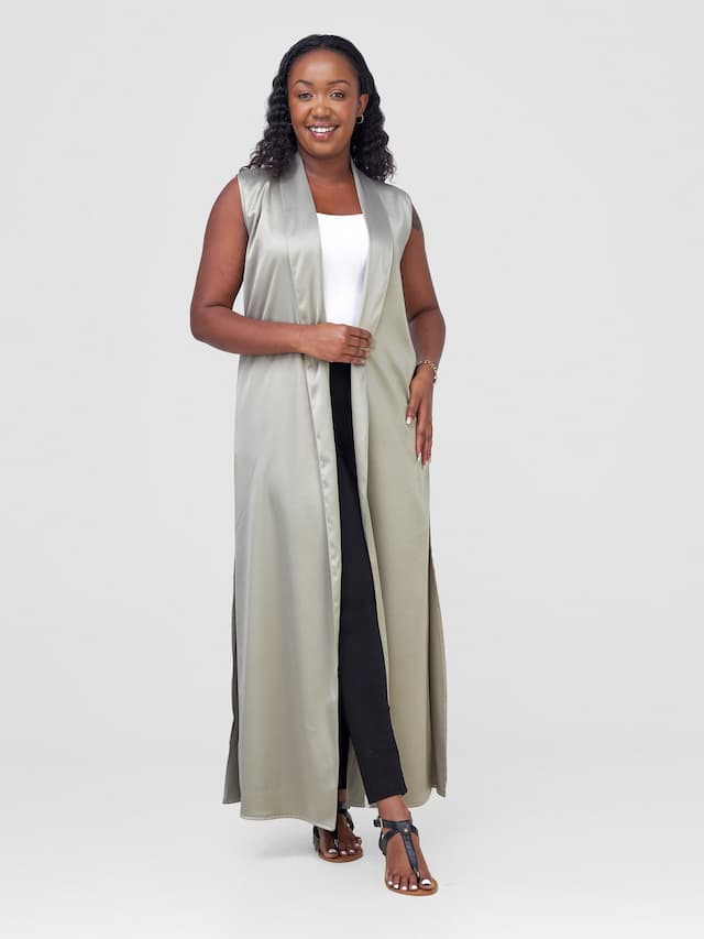 Vivo Sanali Trench Coat - Light Grey