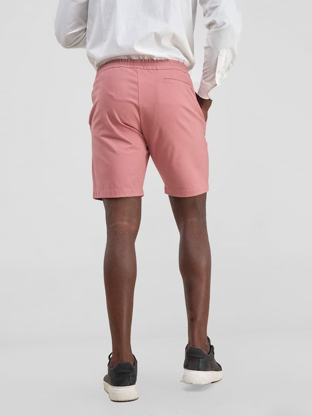Safari Men's Drawstring Shorts - Coral