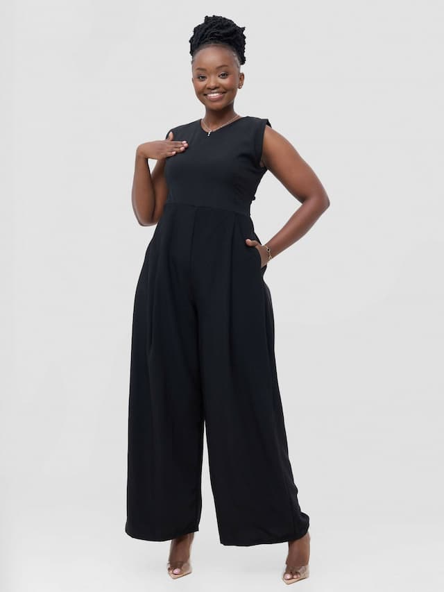 Rose Jumpsuit - Black