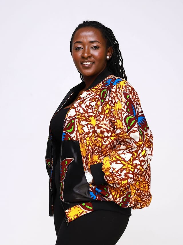 Wsc Pambo Nef Africanprint Bomber - Brown