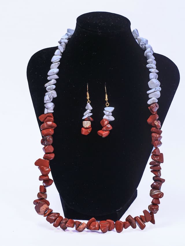 Klewisia Closet Ceramic Necklace Beads Jewellery - Brown