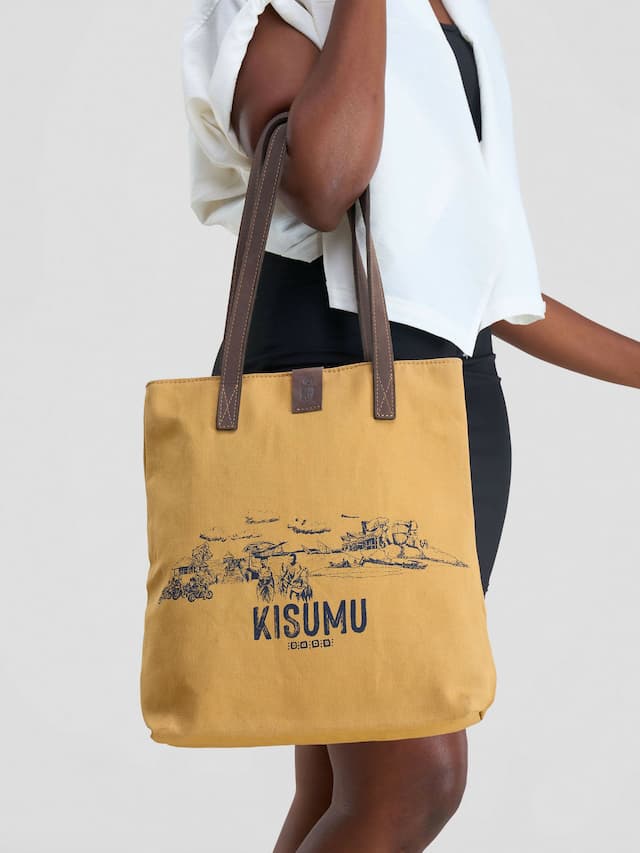 Eden Leather Kisumu Tote Bag - Tan