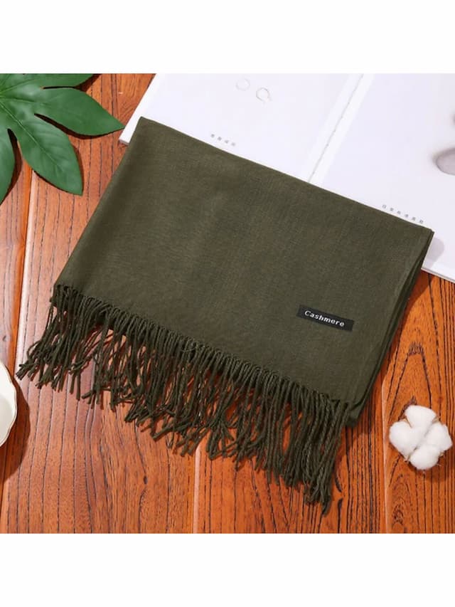 The Fashion Frenzy Scarf - Olive Green