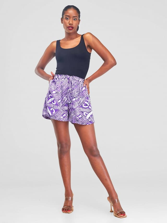 Silk Shorts Only - Purple