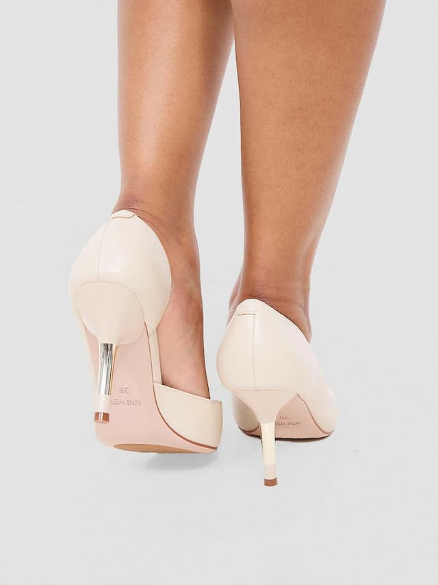 Nine West Alba Heel - Nude