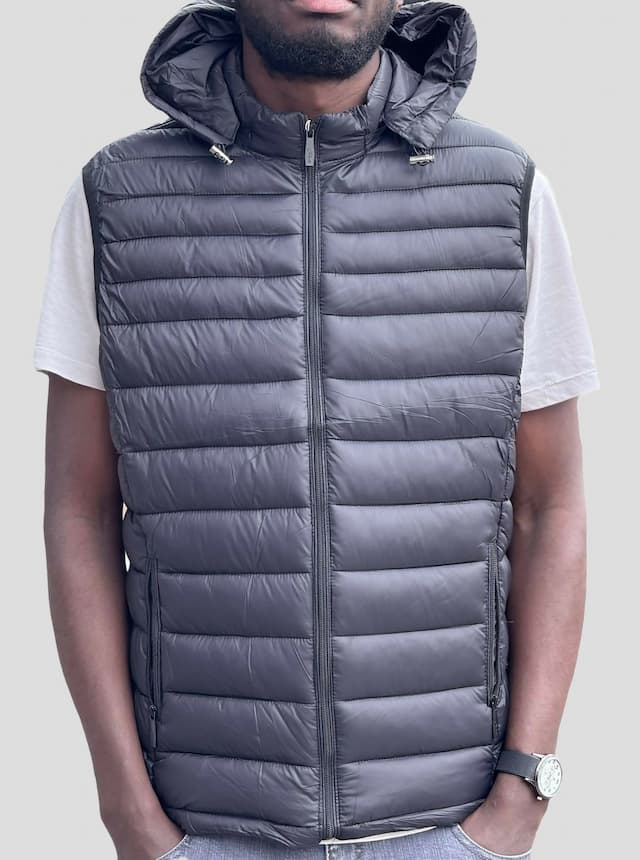 Stylish Brothers Heavy Puff Light Jacket - Black