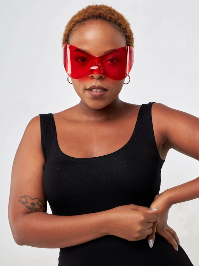 x Mugler Sunnies - Red