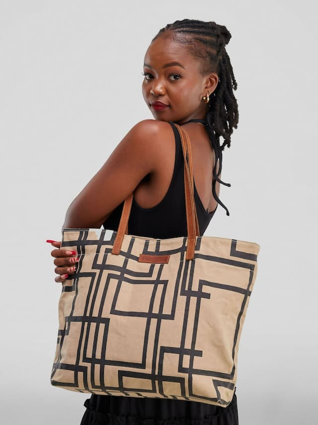 Mary Tote Bag - Beige