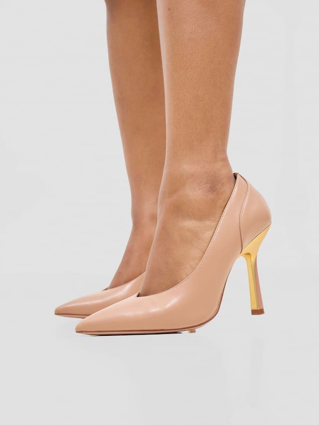 Nine West Berrin Heel - Nude