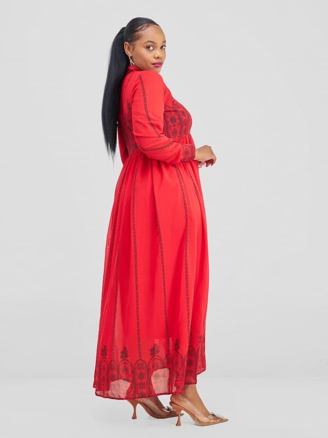Topa Dress - Red