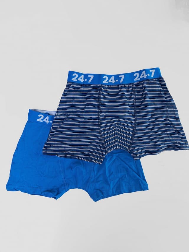 2Pk Men's Boxer Short - Blue