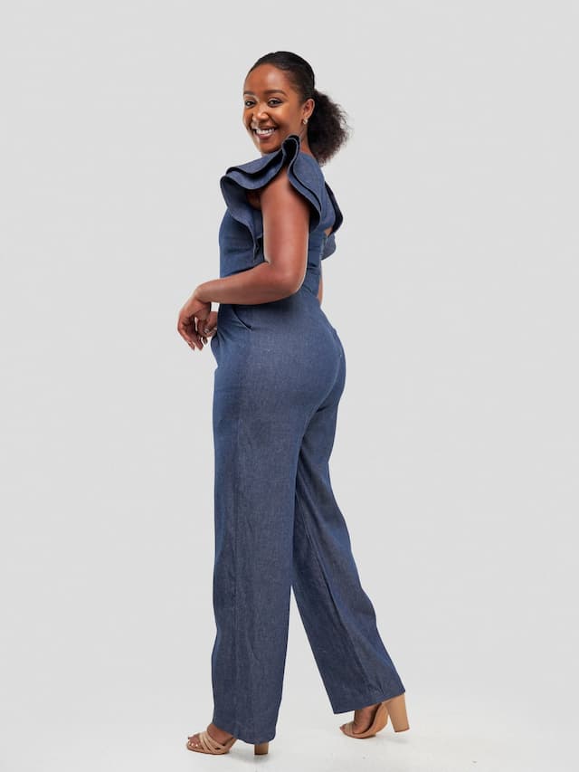 Tuli Naledi Jumpsuit - Navy Blue
