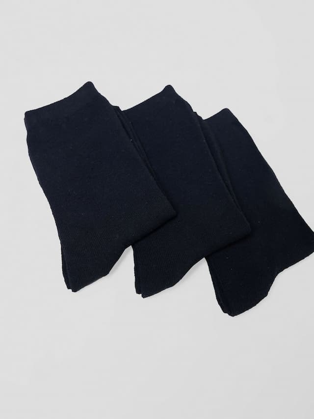 3Pack Kids Socks - Black