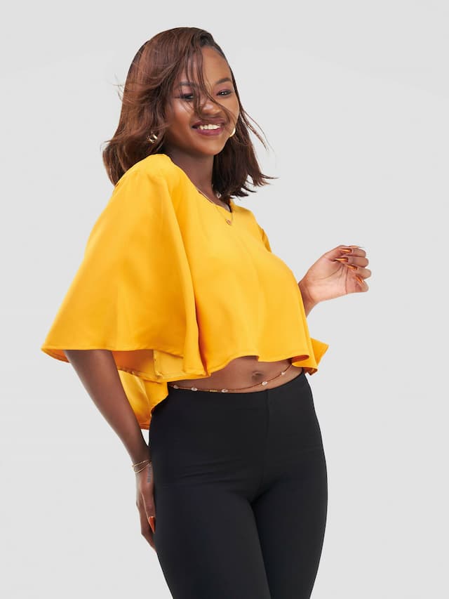 Zena Top - Mustard